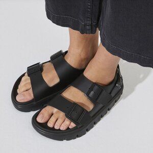 Birkenstock Milano Chunky Leather Black